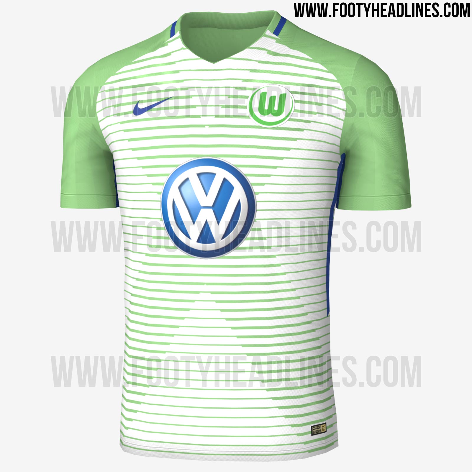 Nike Wolfsburg 17-18 Home, Away 