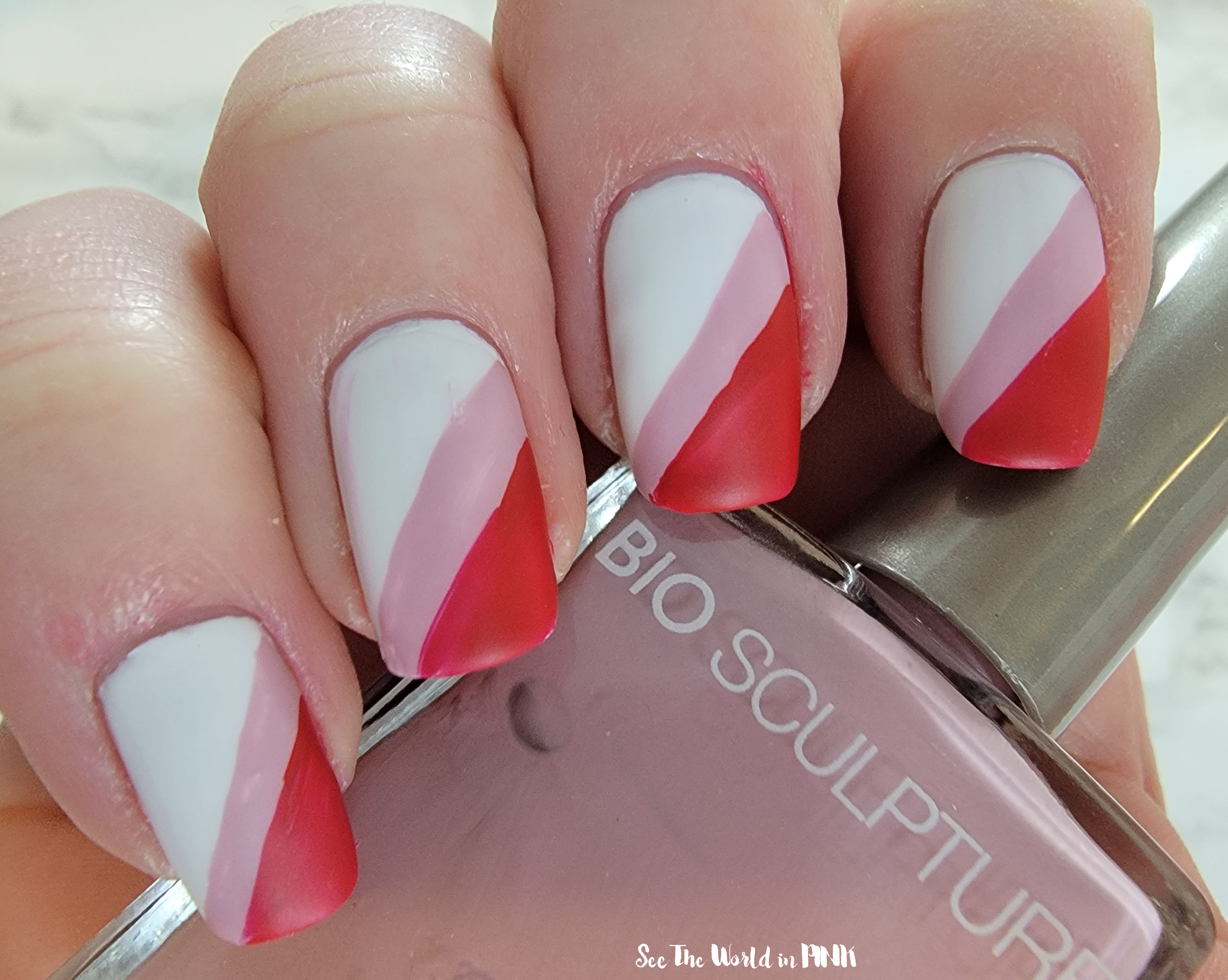 SG50 Nail Art: Red-and-white nails inspiration