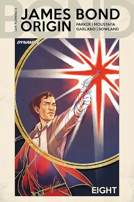 "James Bond: Origin núm.8" de Jeff Parker e Ibrahim Moustafa.