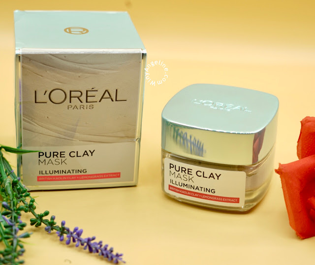 L'OREAL PARIS PURE CLAY MASK DETOXIFY DAN ILLUMINATING (REVIEW)