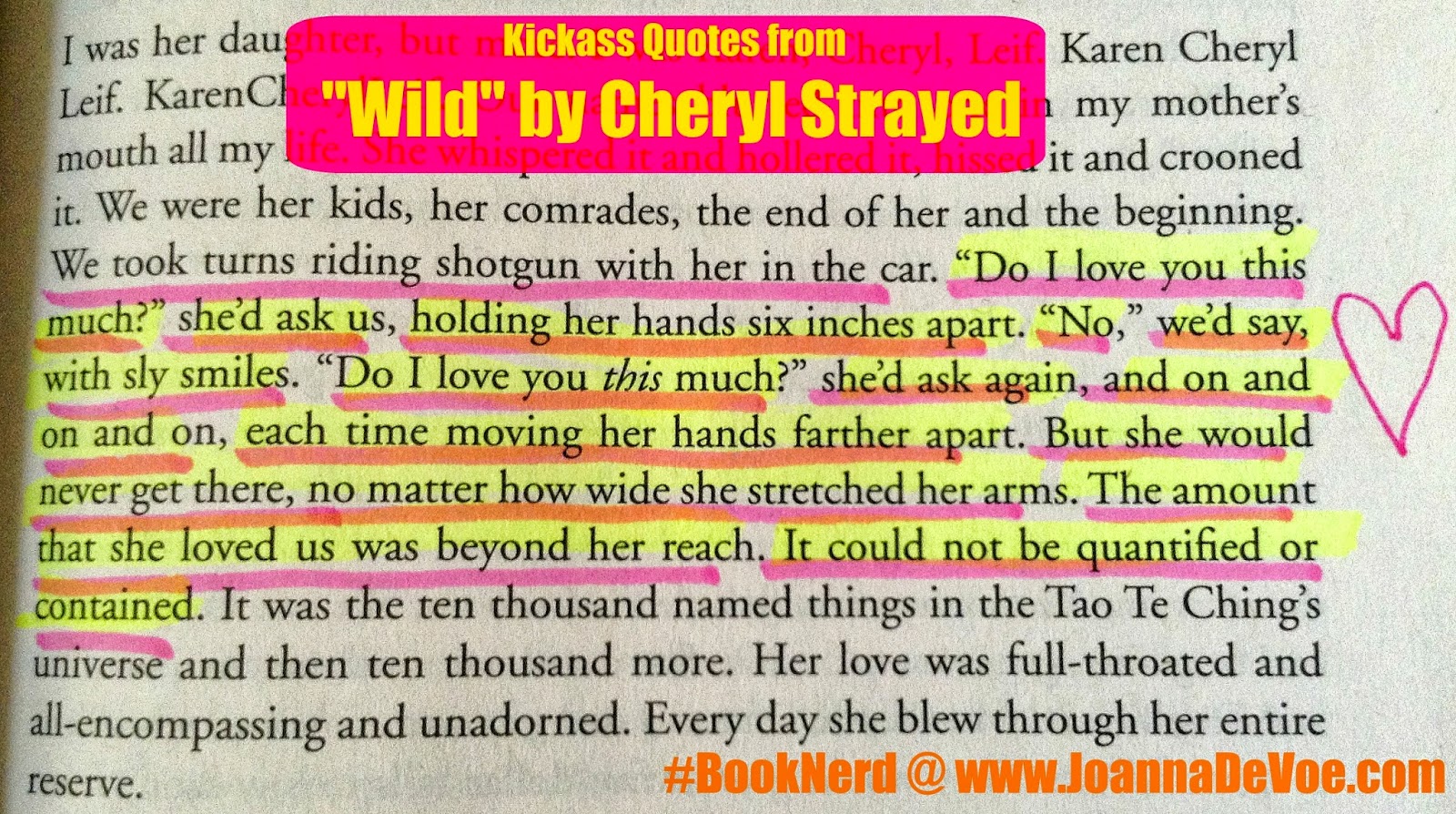 KiCKASS WiTCH Putting The "K" In Magick BOOK NERD Kickass Quotes from Wild by Cheryl Strayed