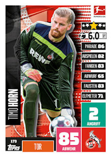 Topps Match Attax Bundesliga 2020-2021 1.FC Köln Set