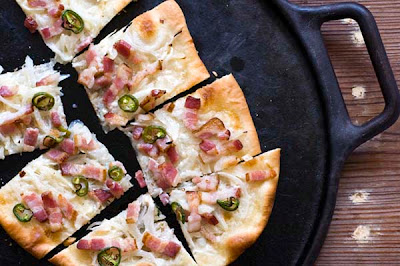 tarte flambee bacon jalapeno flammkuchen