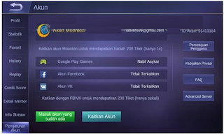 Cara Ganti Akun Mobile Legend di android [Cepat dan Mudah] 