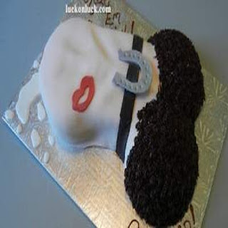 A vulgar party cake design