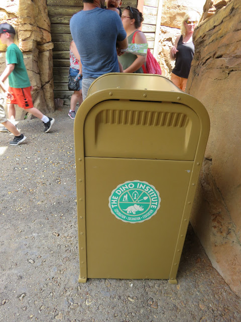 Dino Institute Trash Can Disney's Animal Kingdom Walt Disney World