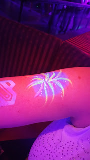 Glow Paint Fireworks Design