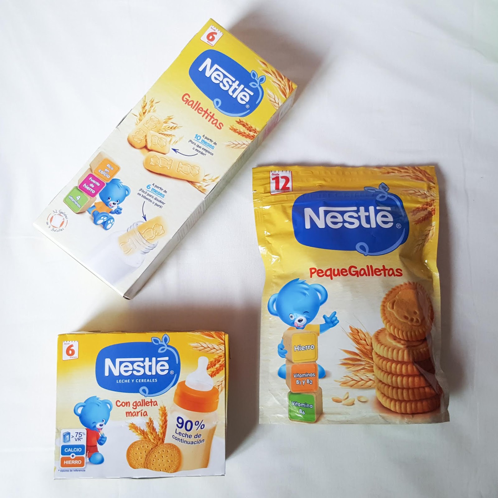 Nestlé PequeGalletas Para bebés a partir de 10 meses - Paquete de