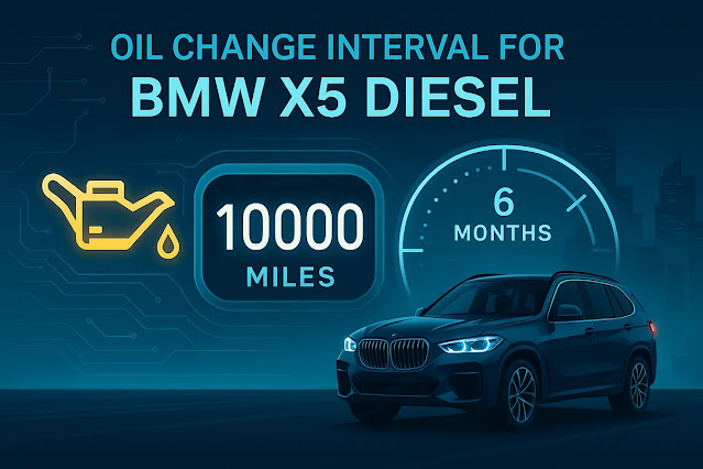 BMW X5ディーゼルのオイル交換時期の目安