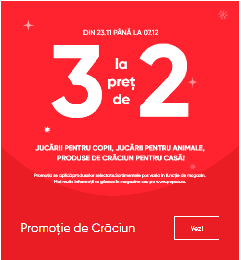 PEPCO Brosura + Promotii si oferte 30.11 - 24.12  2023→ 3=2 | Jucării de poveste