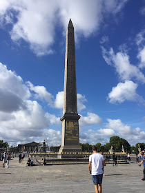 Place de la Concorde in Paris, the obelisk