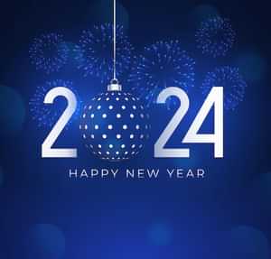 happy new year background 2024