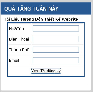 tặng quà để thu thập thông tin