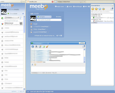 Screenshot: Meebo Chat