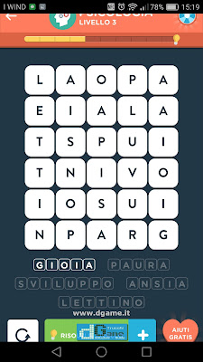 WordBrain 2 soluzioni: Categoria Psicologia (5X6) Livello 3