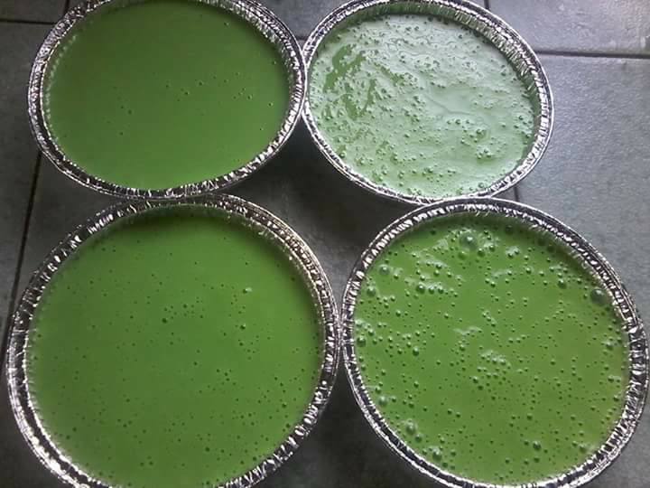 Resepi Kuih Bakar Kemboja Pandan