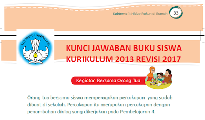 Kunci Jawaban Buku Kurikulum 2013 Revisi 2017