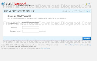 Step 1 Creating att.net Yahoo Id