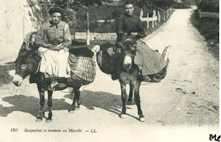 pays basque autrefois marché ânes femmes