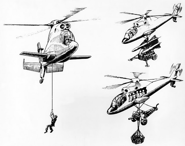 Sikorsky S-67 cargo loading options