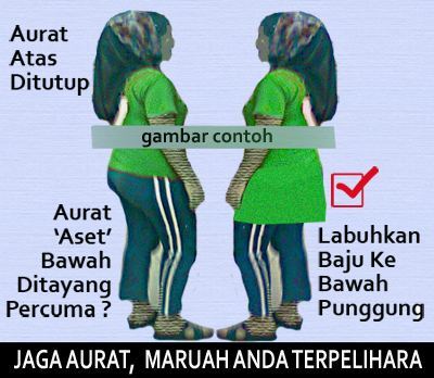 Pakailah Baju Labuh Ketika Diluar Rumah