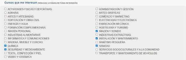 INAEM Orienta. Intereses Formativos