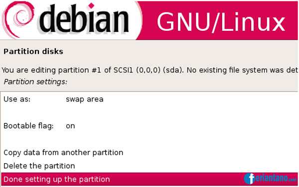 Cara Install Debian 5 Lenny Berbasis GUI Lengkap Dengan Gambar - Feriantano.com