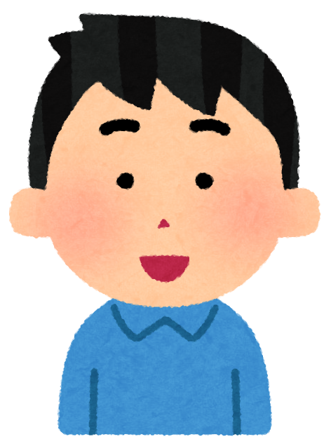 笑う男性のイラスト 5段階 かわいいフリー素材集 いらすとや