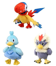 Pokemon Plush Archen Ducklett Rufflet Tomy