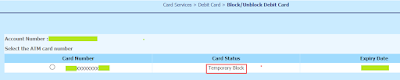 How To Block Your Debit Card in Bank of India