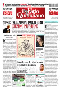 Il Fatto Quotidiano del 8 Giugno 2012 | ISSN 2037-089X | TRUE PDF | Quotidiano | Cronaca | Politica
Il quotidiano è edito dal 23 settembre 2009. L'uscita del giornale è stata preceduta da una lunga fase preparatoria iniziata il 28 maggio 2009 con l'annuncio del nuovo quotidiano dato sul blog voglioscendere.it da Marco Travaglio.
Il nome della testata è stato scelto in memoria del giornalista Enzo Biagi, conduttore del programma televisivo Il Fatto, mentre il logo del bambino con il megafono si ispira al quotidiano La Voce, in omaggio al suo fondatore Indro Montanelli.
L'editore ha manifestato la volontà di rinunciare ai fondi del finanziamento pubblico per l'editoria e di sovvenzionarsi soltanto con i proventi della pubblicità e delle vendite, e di usufruire solo delle tariffe postali agevolate per i prodotti editoriali sino alla loro abrogazione nell'aprile 2010.