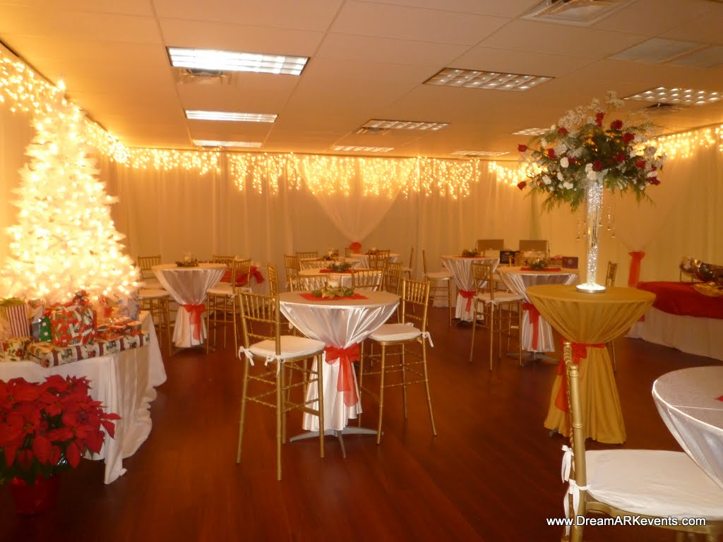 DreamARK Events Blog: Holiday event decoration with drape 