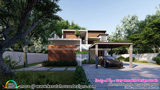 Rs.55 - 62 Lakhs cost estimated contemporary home