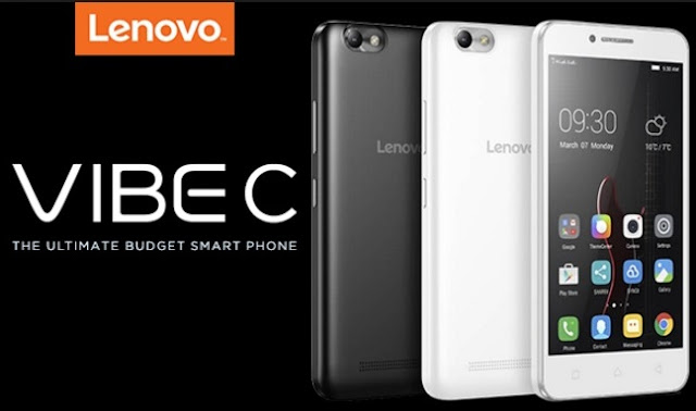 Harga HP Lenovo Vibe C Tahun 2017 Lengkap Dengan Spesfikasi, 4G LTE, RAM 1GB, Processor Quad Core, Layar 5.0 Inchi