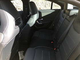Rear seat in 2020 Mercedes-Benz CLA250 4MATIC