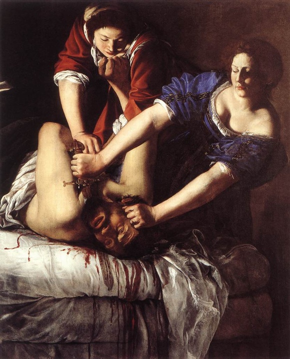 Artemisia Gentileschi, 'Judith and Holofernes', circa 1612.