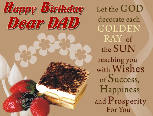 Happy Birthday Wishes for DAD
