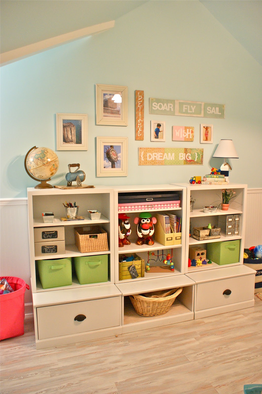 Pottery Barn Art for the Playroom | Perfectly Imperfect Blog