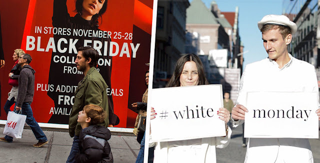 Glöm Black Friday – idag kan du fira White Monday