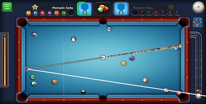 Cara Cheat 8 Ball Pool Garis Panjang Pantul di Android Anti Banned