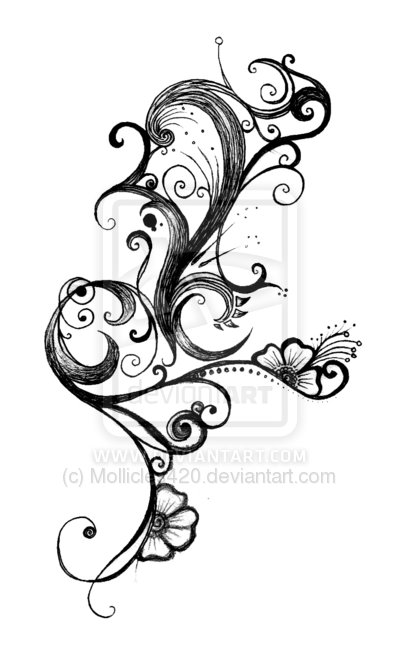 Tattoos Vines on Celenk Tattoos Flower Tattoo Design