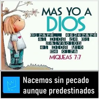 Nacemos sin pecado aunque predestinados