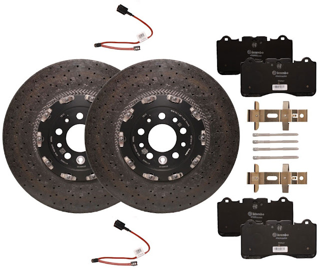 Carbon brake disks and pads