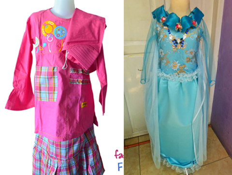 43 Model Baju Gamis Anak Frozen Terbaru 2019 - Terbaru9.Info