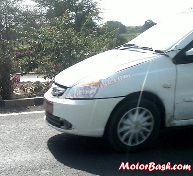 Tata Indigo eCS Facelift SPied 1