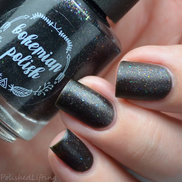 matte black nail polish