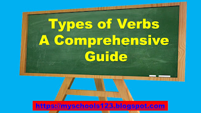 Types of Verbs A Comprehensive Guide