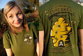 Johnny Cupcakes Animal Kingdom T-Shirt Collection - Bumblebee T-Shirt Front & Back