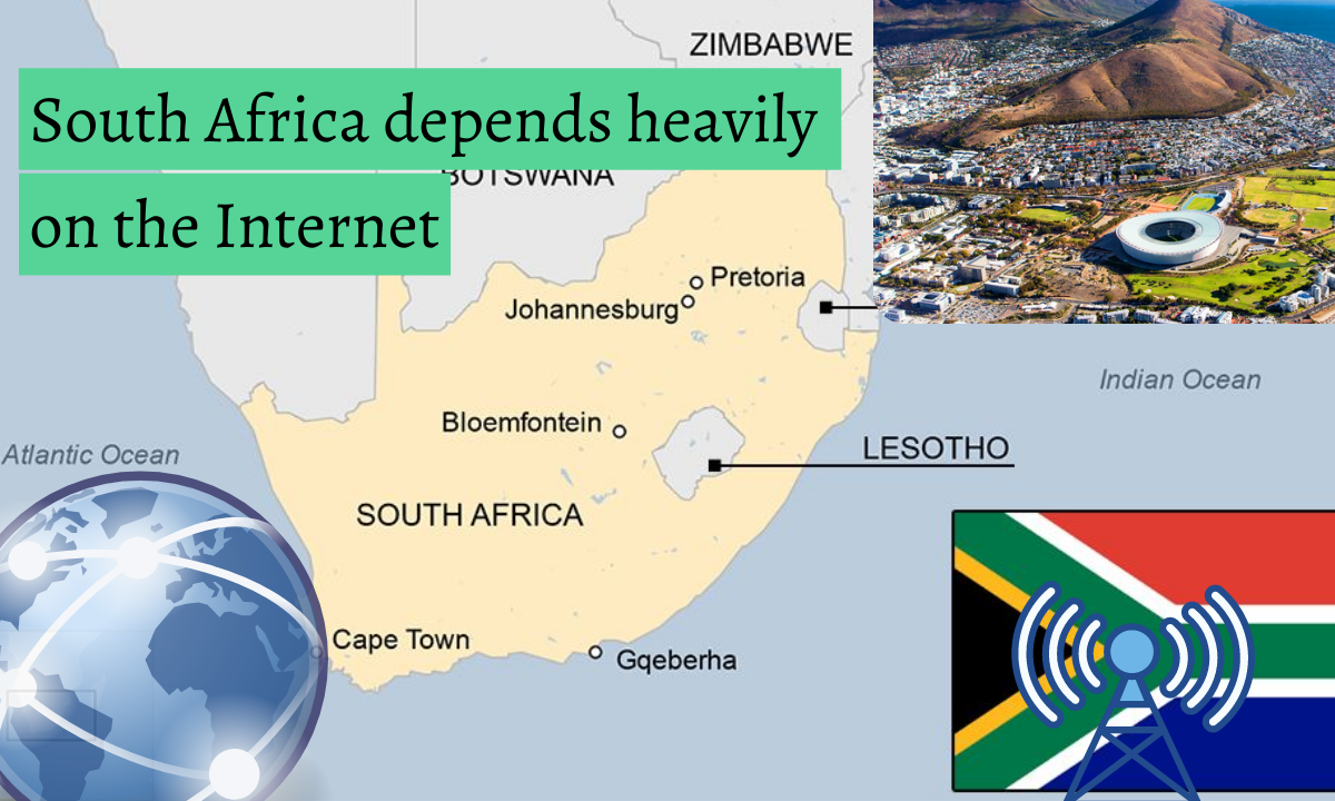 South Africa depends on Internet