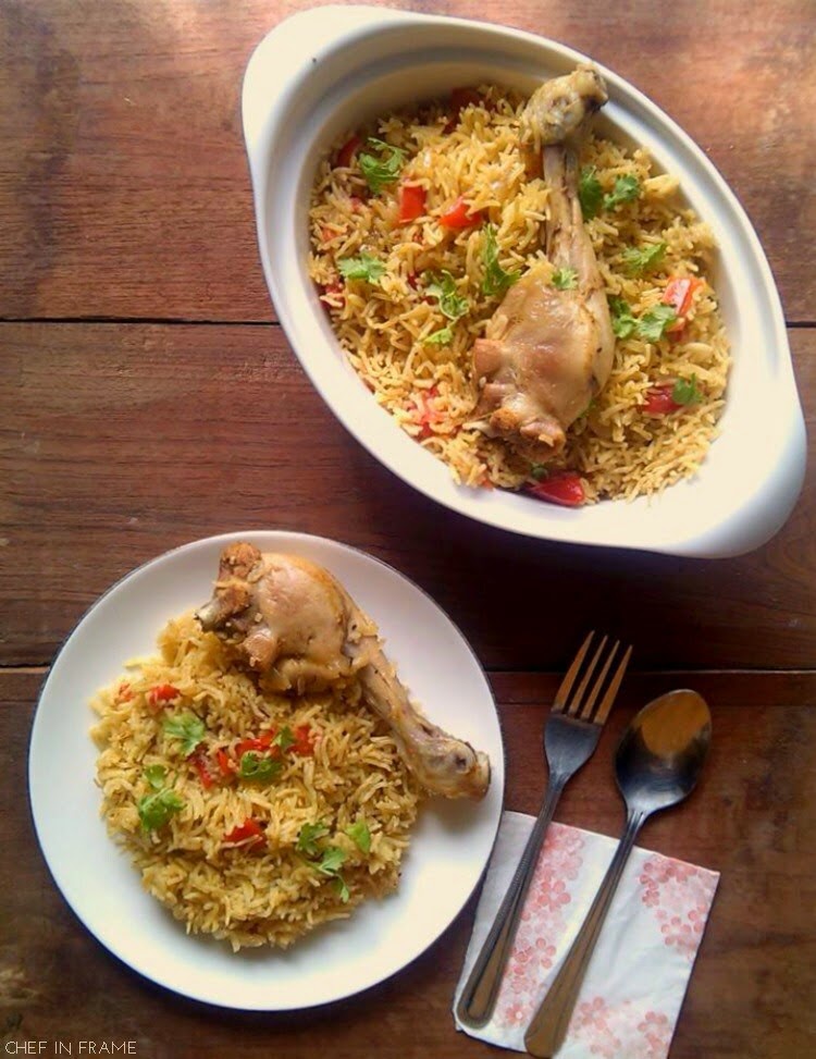 Bahraini Chicken and Spicy Rice Recipe